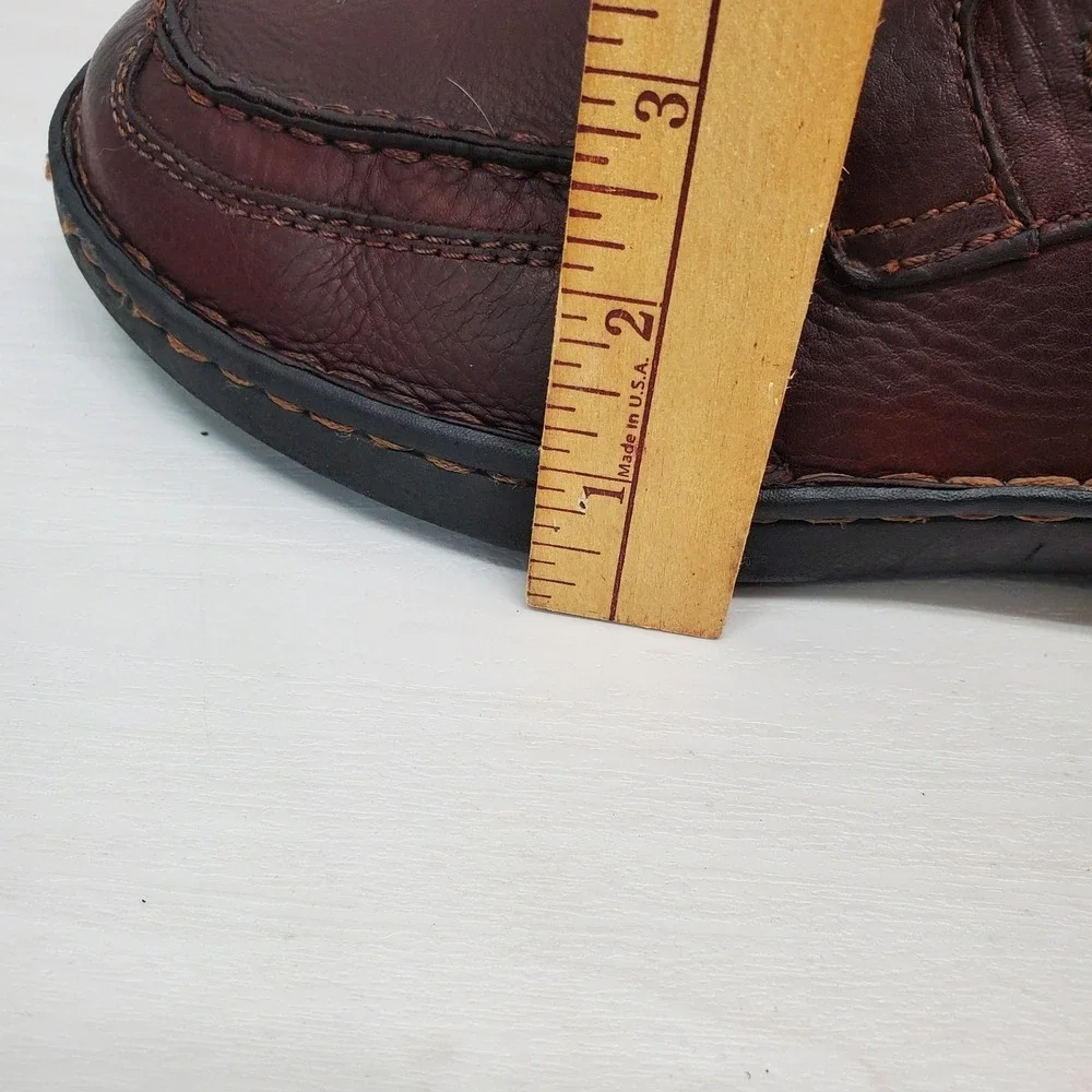 Columbia Wayne Mens 13 US Leather Ankle‎ Boots Lace Up Brown Comfort System